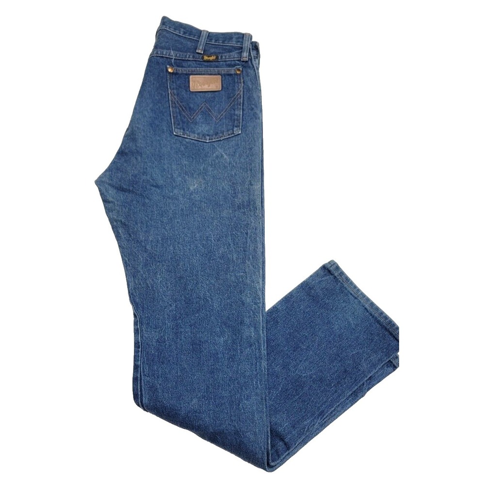 Vintage Wrangler 13MWZ Western Denim Cowboy Jeans Men's 34x36 Made In USA